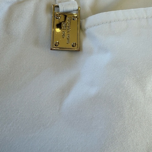 Michael Kors White Gramercy Fit Pants Women’s Size‎ 8 - Picture 6 of 9